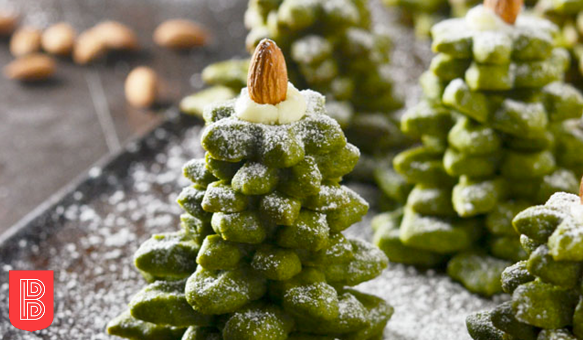 Biscotti di Natale al Matcha
