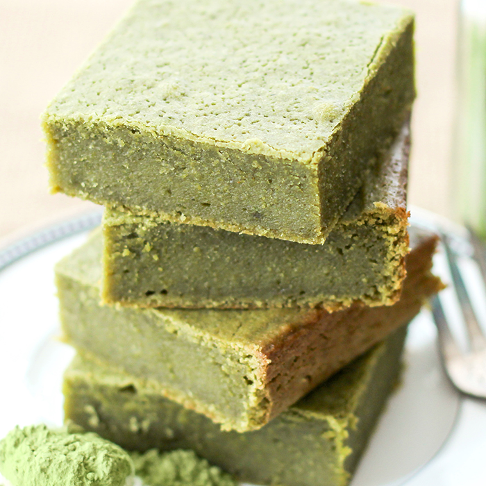 Brownie al Matcha: gluten free, vegani e facili da prepare.