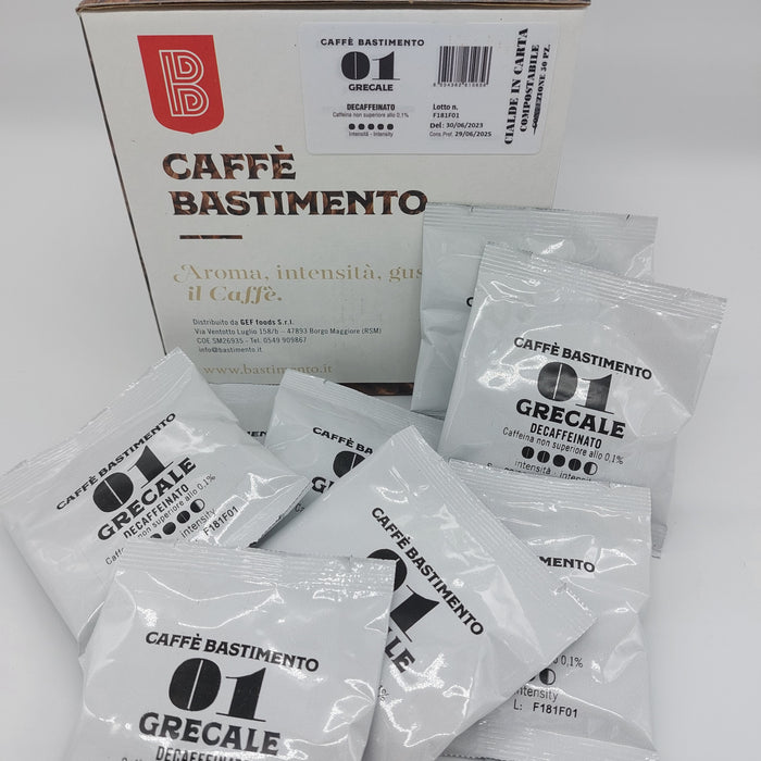 GRECALE Deca 01 cialde 44 ESE compostabili - box da 50 cialde