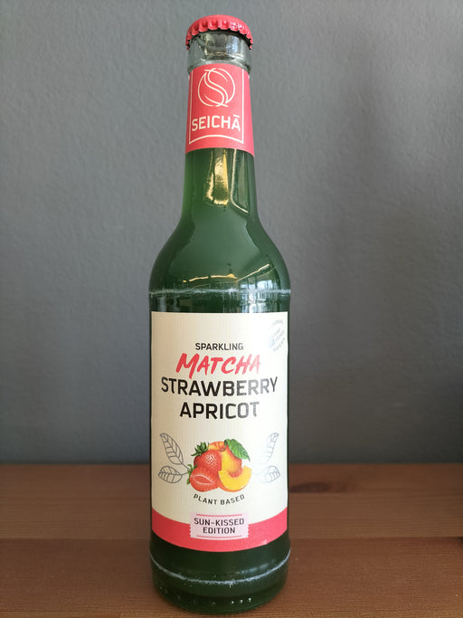 SEICHA CON FRAGOLA E ALBICOCCA AL TE' MATCHA