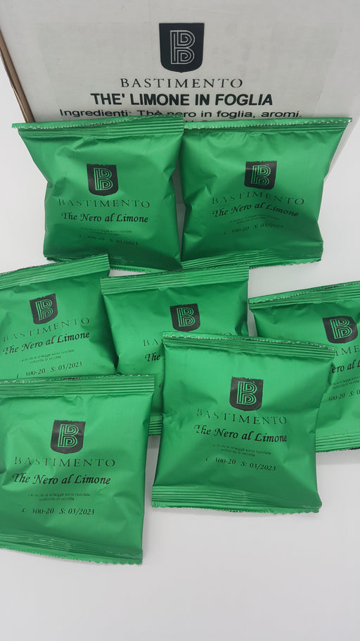 TE' NERO AL LIMONE IN CIALDA ESE 44 compostabili - box da 50 cialde