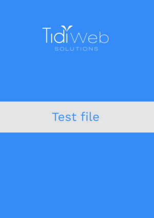 Test product